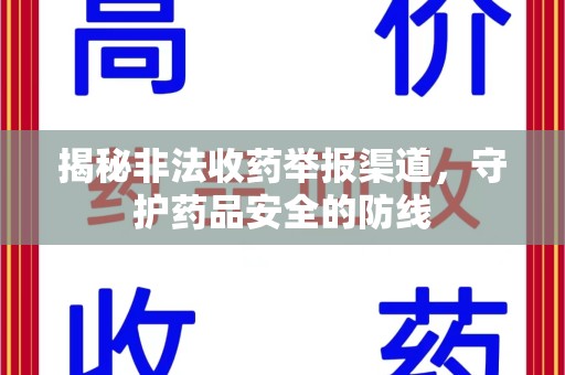 济南揭秘非法收药举报渠道，守护药品安全的防线