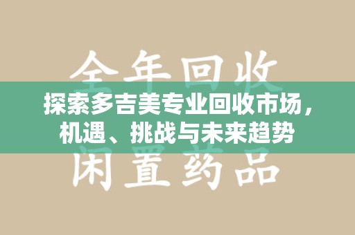 济南探索多吉美专业回收市场，机遇、挑战与未来趋势